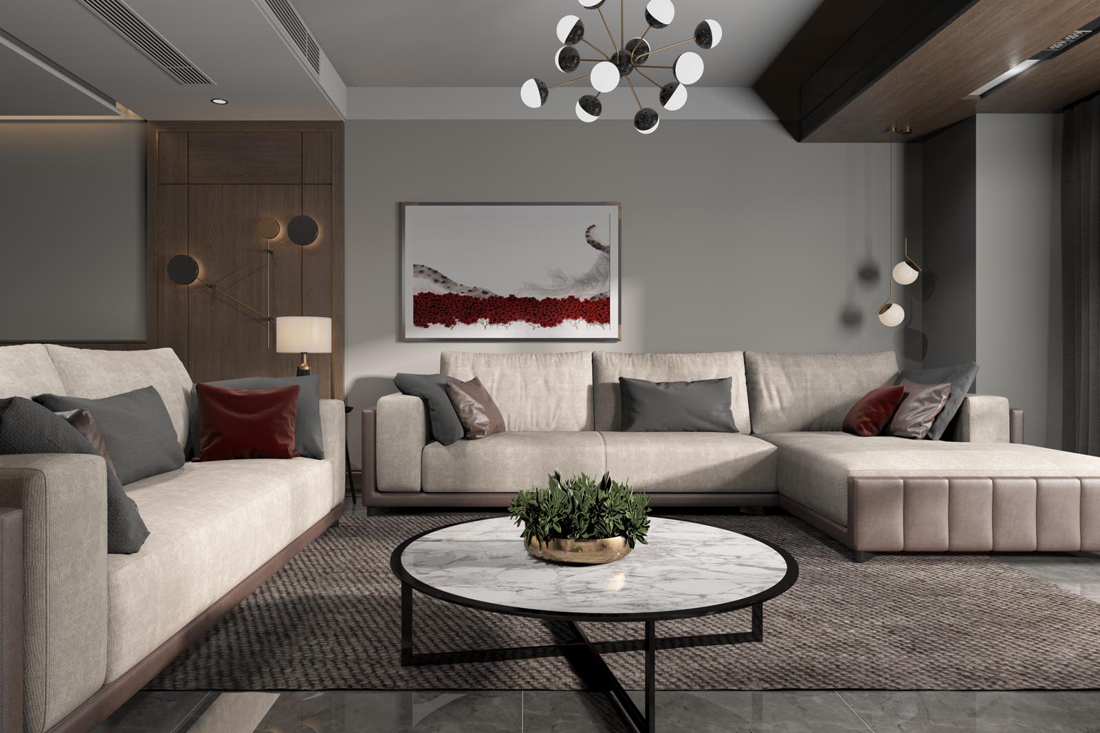 客厅五金家具-沙发的布置和摆放是有讲究的，你想知道你家的沙发怎么正确摆放吗？